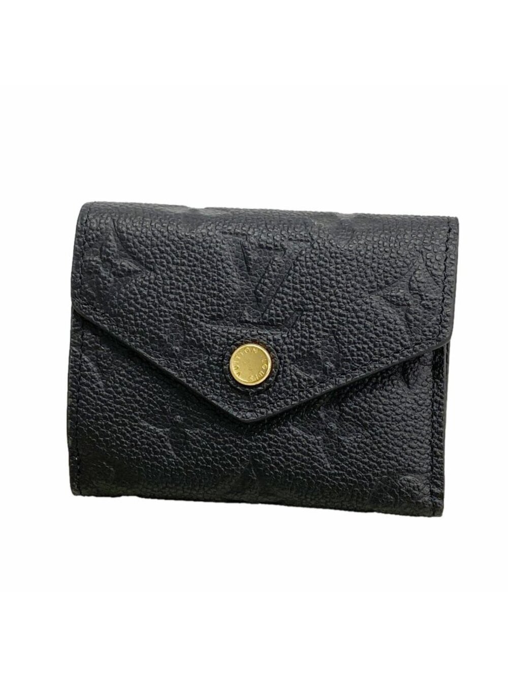 Louis Vuitton Trifold Wallet Monogram Empreinte Portefeuille Zoe Noir